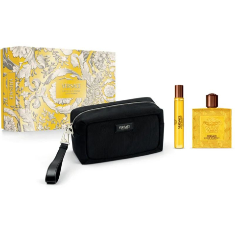Condimentat - Versace Eros Energy Set Cadou: Apa de Parfum 100  ml + Apa de Parfum 10  ml + Geanta Cosmetice Barbati | Eterna Beauty