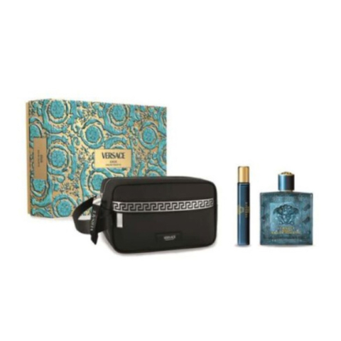 Versace Eros Man Set Cadou (Apa de Toaleta 100 ml + Apa de Toaleta 10 ml + Geanta cosmetice) Barbati - Eterna Beauty [1]