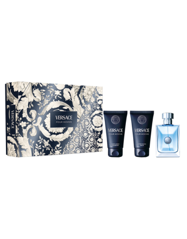 Fresh - Versace Pour Homme - Set Cadou (Apa de toaleta 50 ml + Gel de dus 50 ml + Balsam dupa ras 50 ml), Barbati - Eterna Beauty