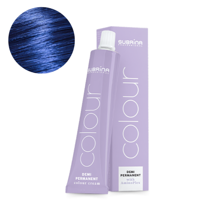 Vopsea de Par Demi-Permanenta - Subrina Professional Toner Colour AminoPlex Blue  Vopsea de par demipermanenta Albastru 60ml - Eterna Beauty