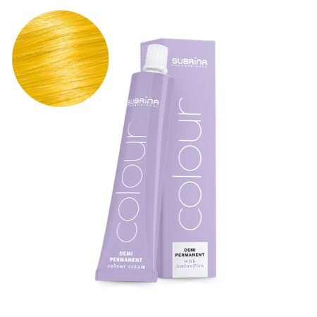 Vopsea de Par Demi-Permanenta - Subrina Professional Toner Colour AminoPlex Yellow  Vopsea de par demipermanenta Galben 60ml - Eterna Beauty