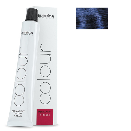 Colorare păr – vopsele și produse pentru colorare - Subrina Professional Creative Mix 0/2  Vopsea de par permanenta Albastru 100 ml - Eterna Beauty