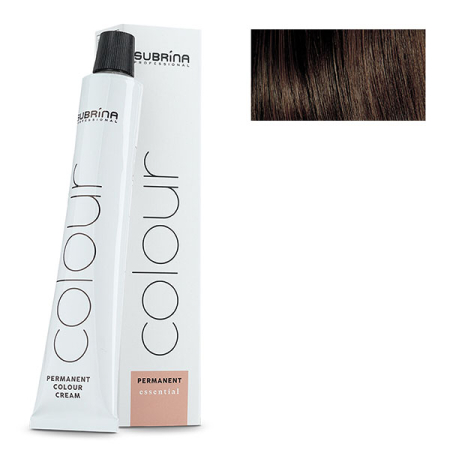 Haircare – produse pentru îngrijirea părului - Subrina Professional Essential Colour 4/71  Vopsea de par permanenta Saten Mediu Cenusiu Castaniu 100 ml - Eterna Beauty