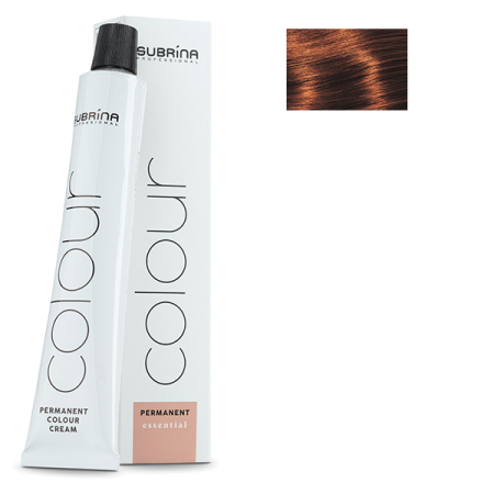 Vopsea de Par - Subrina Professional Essential Colour 6/75  Vopsea de par permanenta Blond Inchis Rosu Castaniu 100 ml - Eterna Beauty