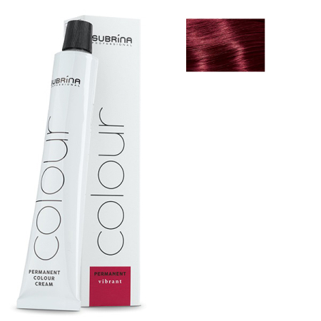 Vopsea de Par - Subrina Professional Vibrant Colour 5/5  Vopsea de par permanenta Castaniu Deschis Rosu 100 ml - Eterna Beauty