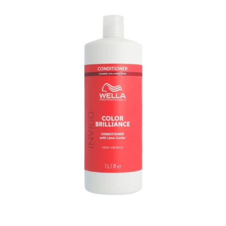 Balsam - Wella Professionals Invigo Color Brilliance - Balsam pentru păr gros, 1000 ml