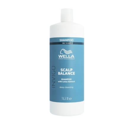 Sampon - Wella Professionals Invigo Scalp Balance Oily - Șampon pentru scalp gras, 1000 ml