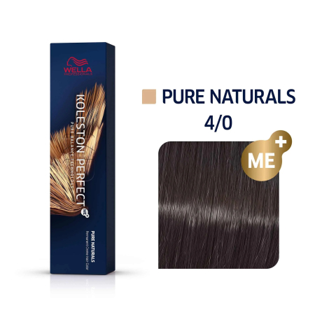 Vopsea de Par - Wella Professionals Koleston Perfect  Vopsea permanenta 4/0 Castaniu Mediu Natural 60ml - Eterna Beauty