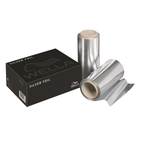 Colorare păr - vopsele și produse pentru colorare - Wella Professionals Silver Foil - Folie de aluminiu pentru vopsit, 2 role × 50 m