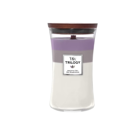 Lumânări parfumate - WoodWick Amethyst Sky Trilogy Candle Lumanare parfumata 609.5 gr Unisex - Eterna Beauty