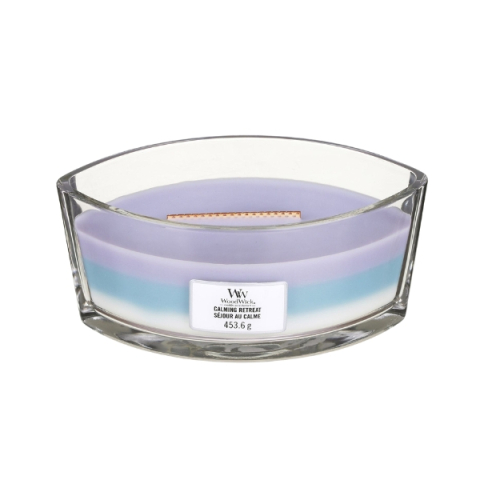 Lumânări parfumate - WoodWick Calming Retreat Trilogy Candle Lumanare parfumata 453.6 gr - Eterna Beauty