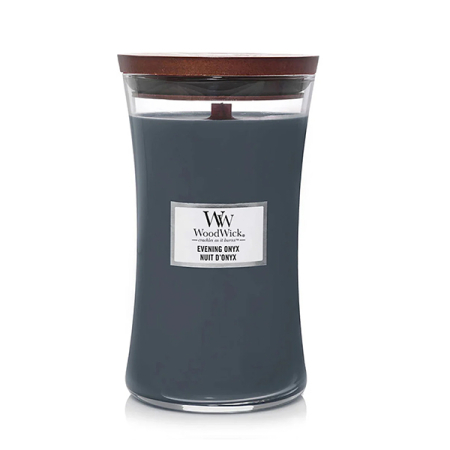 Lumânări parfumate - WoodWick Evening Onyx, Lumanare Parfumata, 609.5g