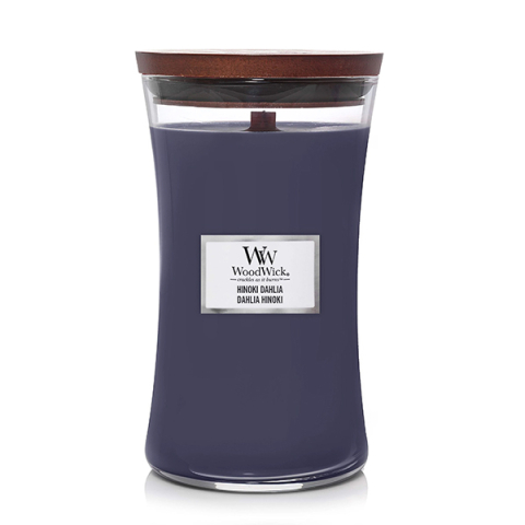 Lumânări parfumate - WoodWick Hinoki Dahlia Candle Lumanare parfumata 609.5 gr - Eterna Beauty