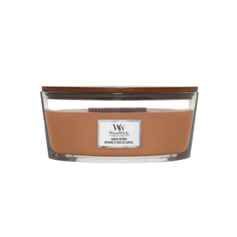 Lumânări parfumate - WoodWick Santal Myrrh Candle Lumanare parfumata 453.6 gr - Eterna Beauty