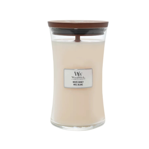 WoodWick White Honey Candle Lumanare parfumata 609.5 gr - Eterna Beauty