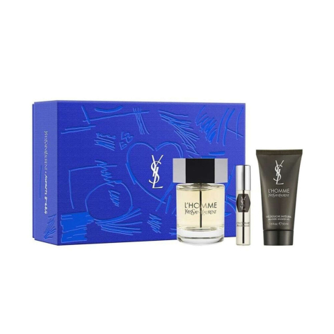 Condimentat - YSL L Homme Set Cadou: Apa de Toaleta 100  ml + Apa de Toaleta 10 ml + Gel de Dus 50 ml Barbati | Eterna Beauty