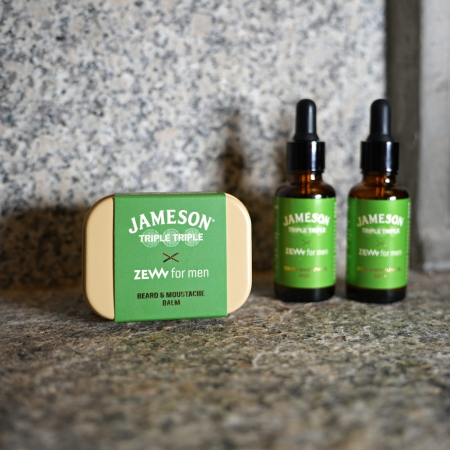 ZEW for Men - Balsam de barbă Jameson Triple Triple x Beard Balm, 80 ml - imagine principală [1]
