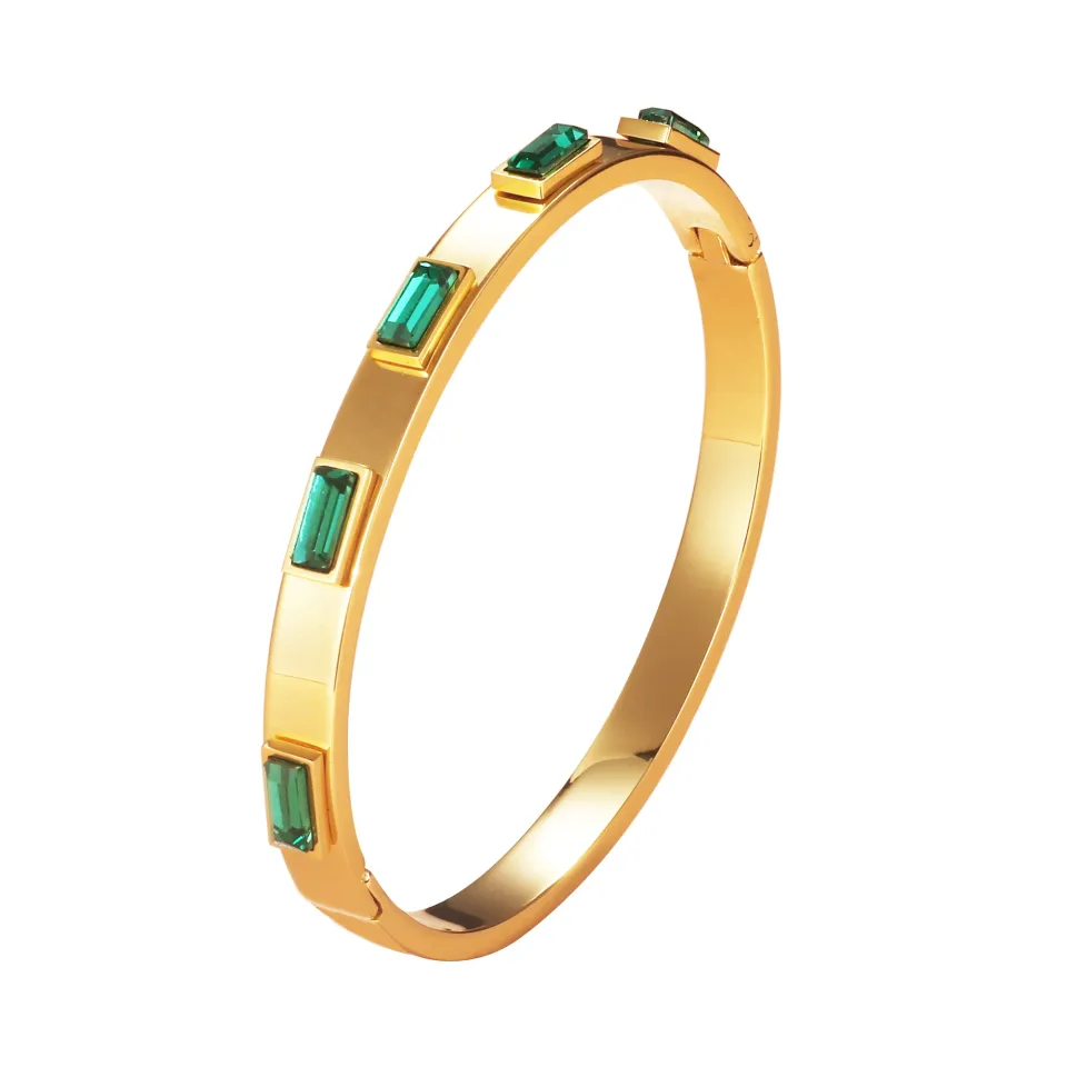 Bratara Gold Smarald