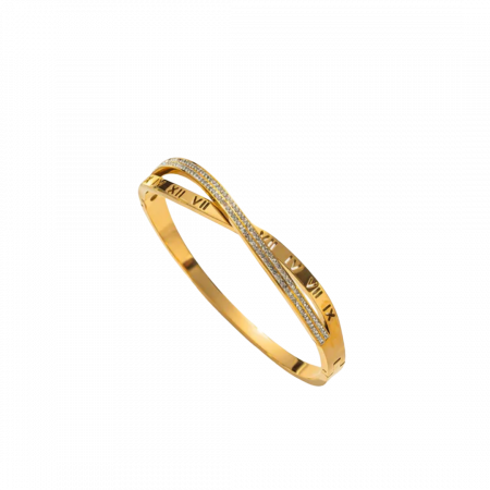 Bratari - bratara gold cu cifre romane