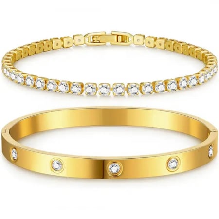 Seturi - Set bratari Gold Shine