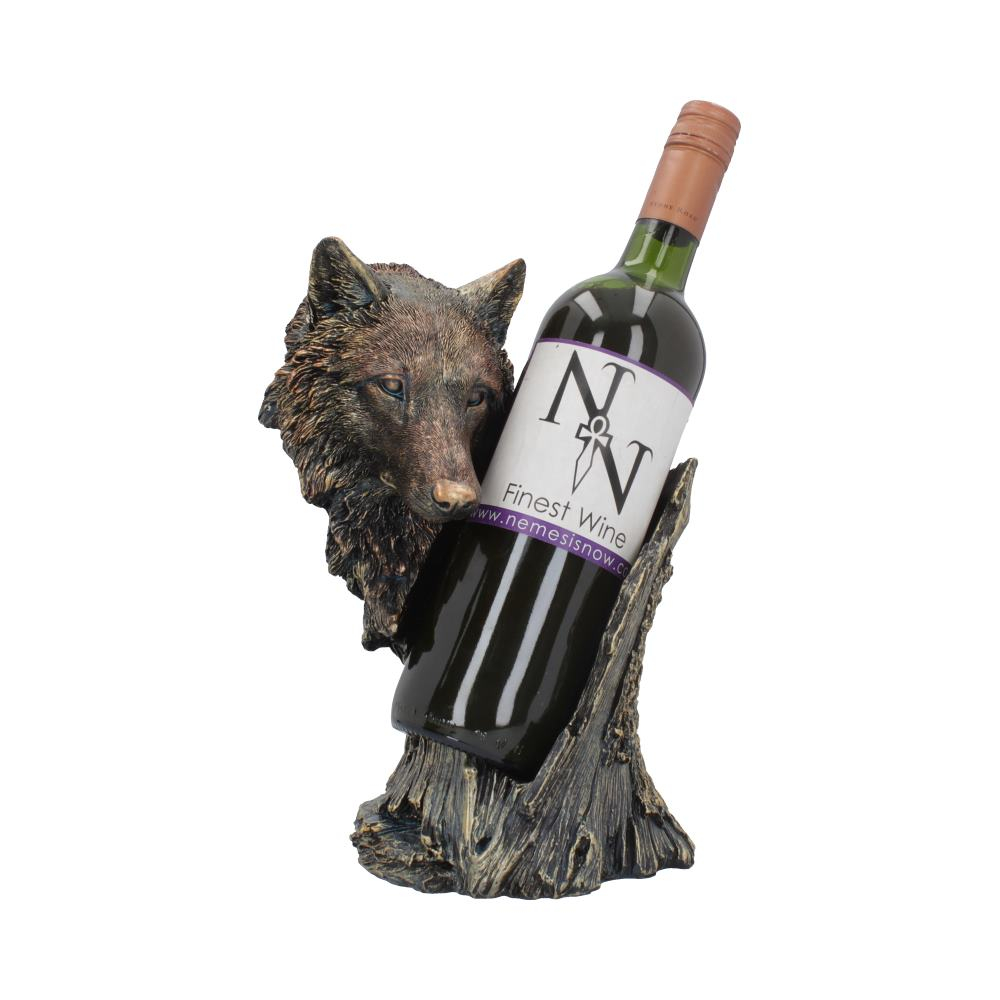 Call of the Wine – Suport sticla de Vin cu Lup [1]