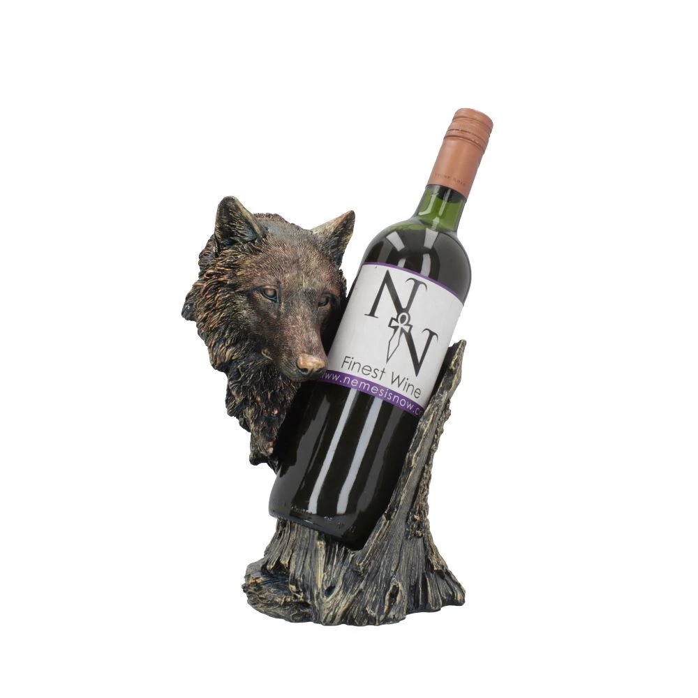 Call of the Wine – Suport sticla de Vin cu Lup [2]