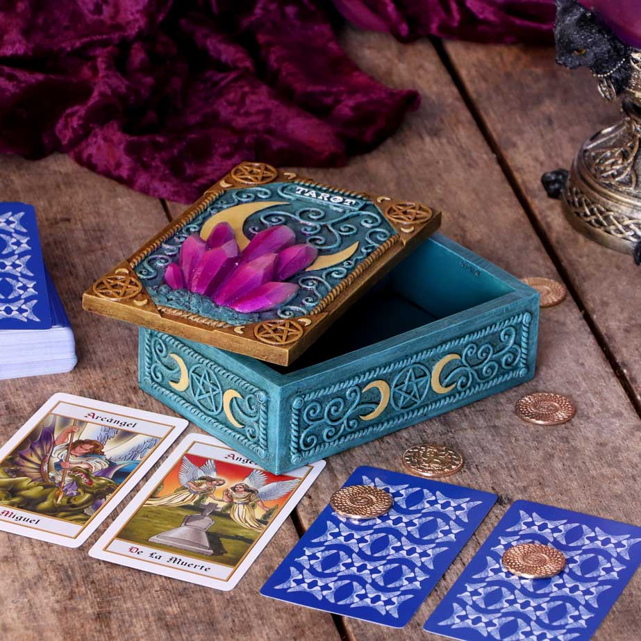Cutie Decorativa cu Cristale si Simboluri Wiccane - Crystalline Box [1]