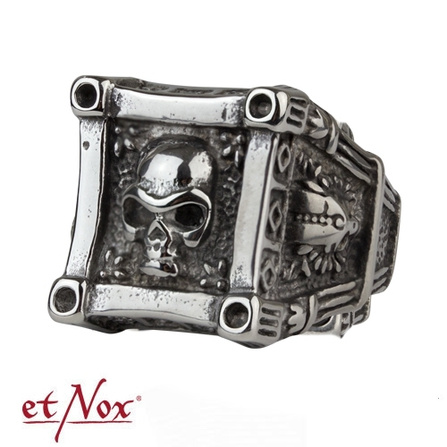 Inel etNox „Skull” din oțel inoxidabil [1]