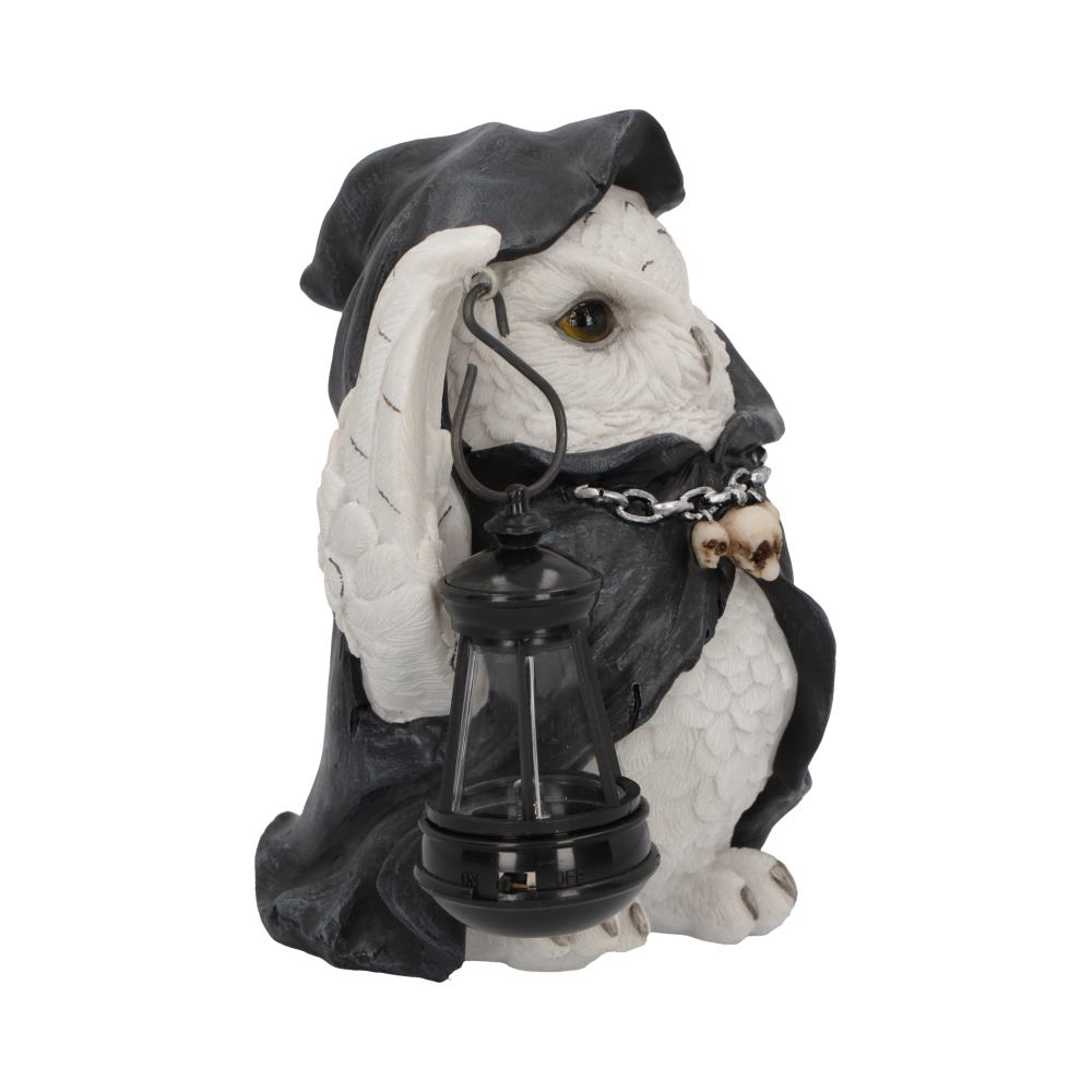 Felinar Reaper's Flight 17 cm - Decoratiune gotica cu Grim Reaper bufnita [6]