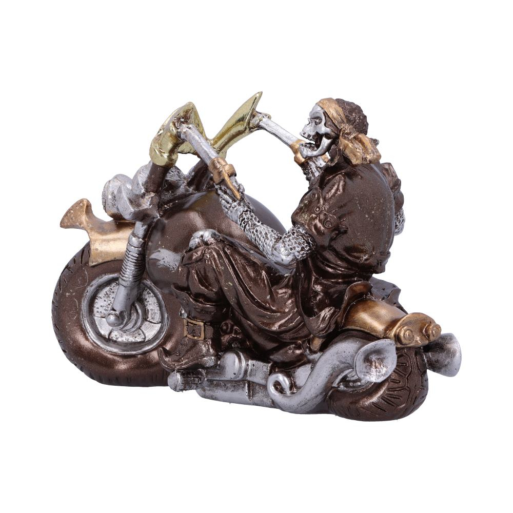 Figurina Bronze Full Throttle Motorbike 17 cm - Sculptura decorativa motocicleta [4]