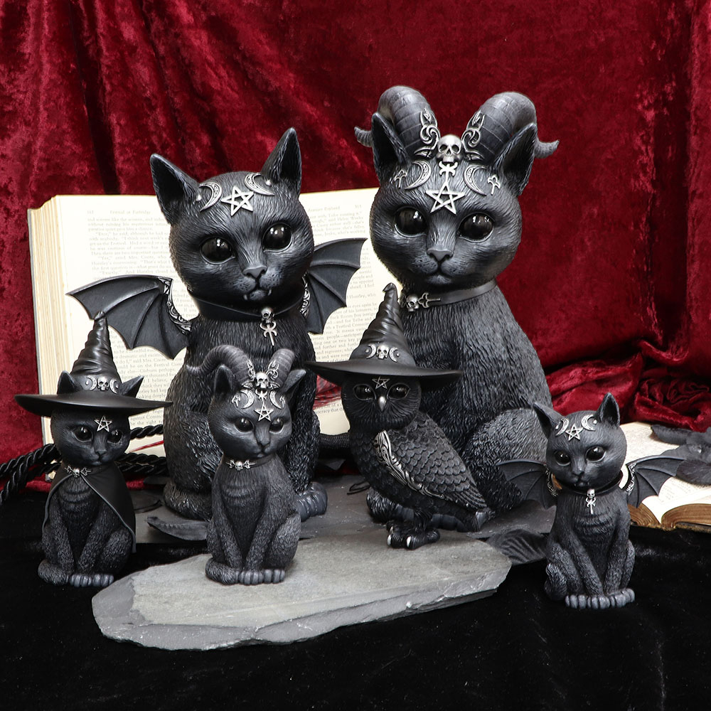 Owlocen Witches Hat Occult Owl Figurine [3]