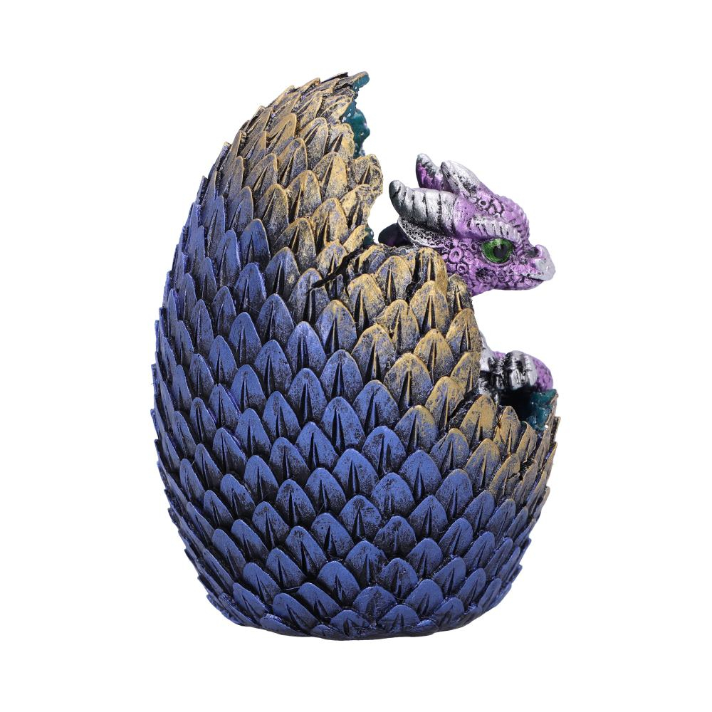 Figurină Geode Home (Purple) – Pui de Dragon în Ou Geodă, 10,7 cm [5]