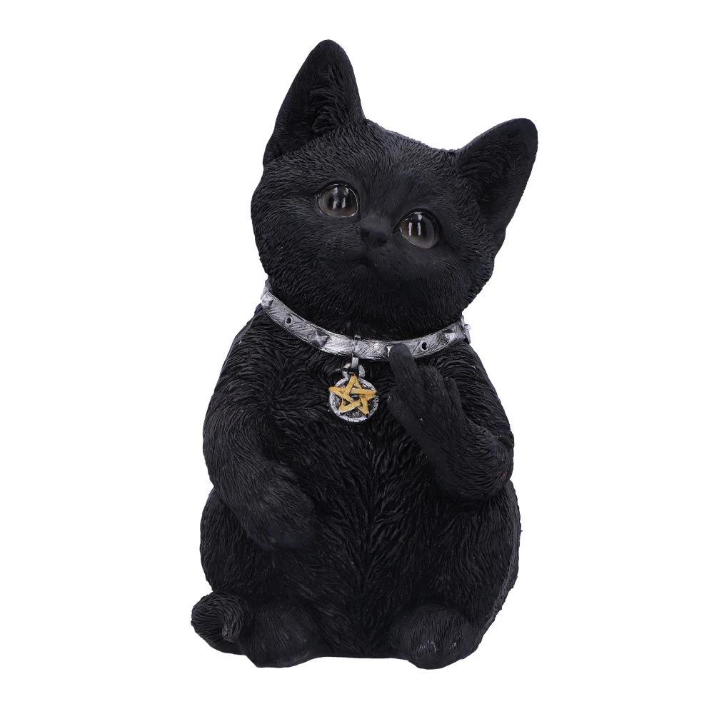 Figurină Pisică Neagră – Cattitude, Decor Gothic & Wiccan [2]