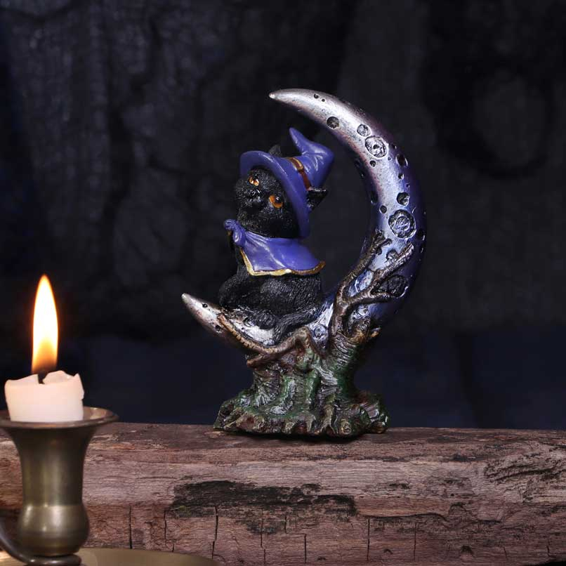 Figurina Sooky – Pisica Neagra si Luna in Crestere, 11,5 cm [1]