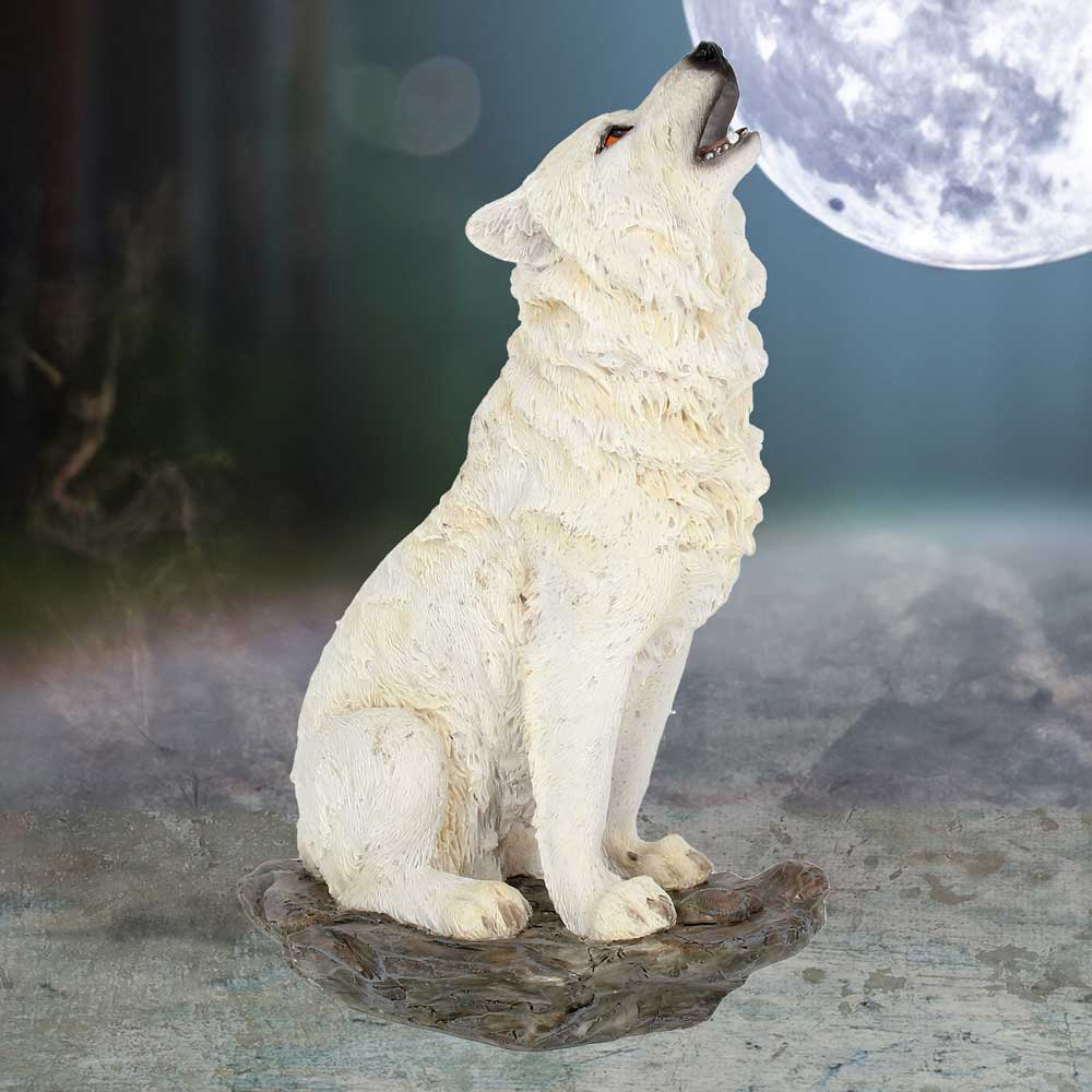 Figurina Storm's Cry – Lup Alb, 20 cm [1]