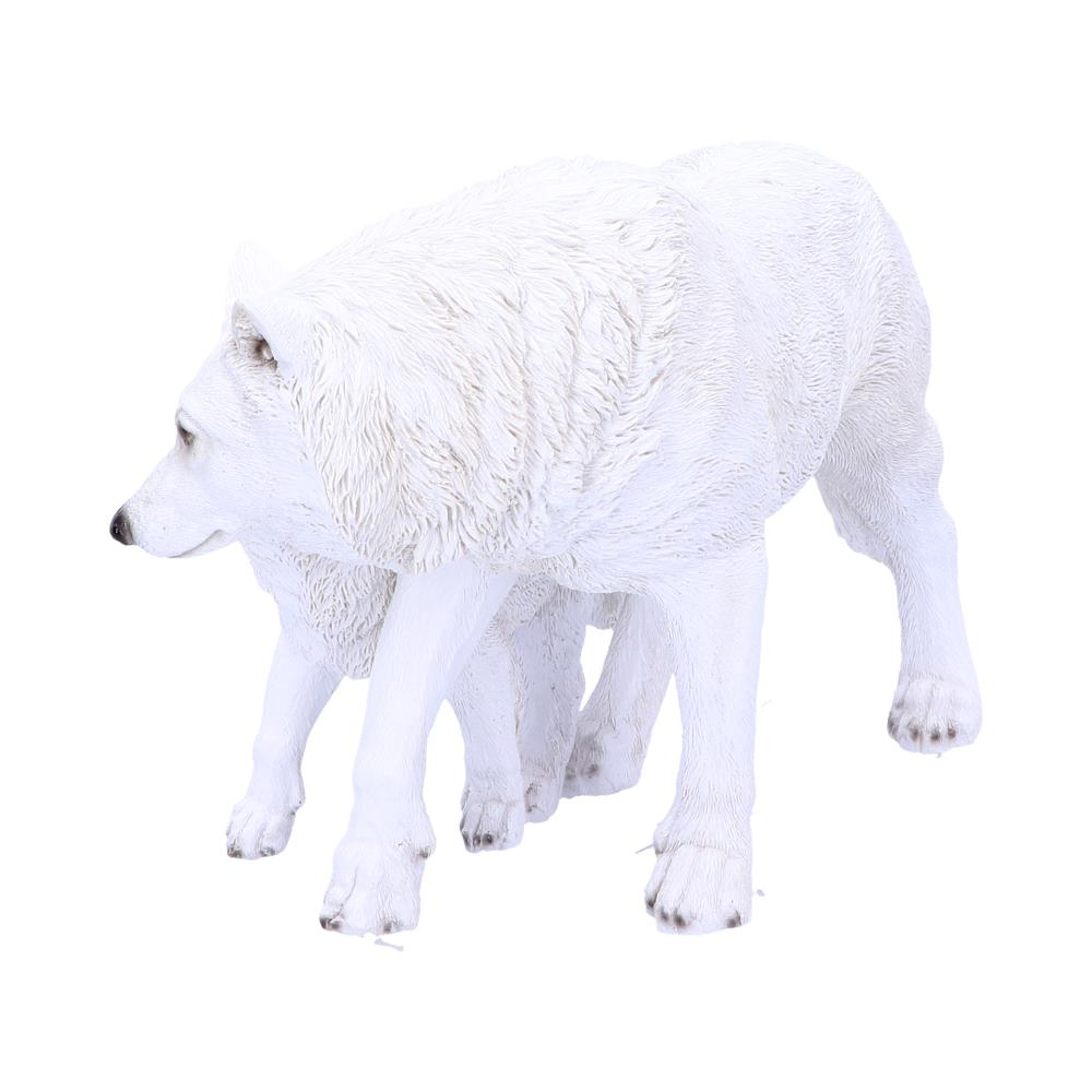 Figurină 'Winter Offspring' – Lupoaică și Pui, 20 cm [4]