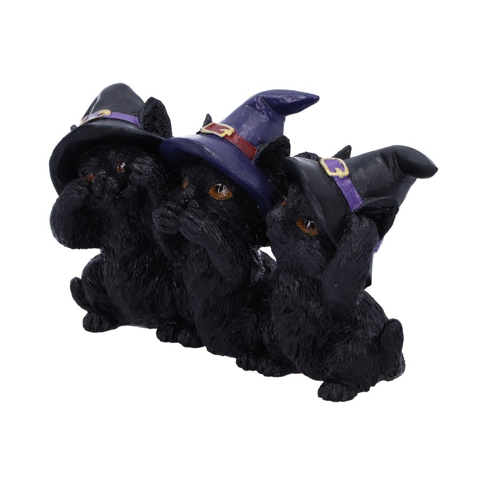 Figurine Three Wise Black Cats – Pisici negre intelepte [4]