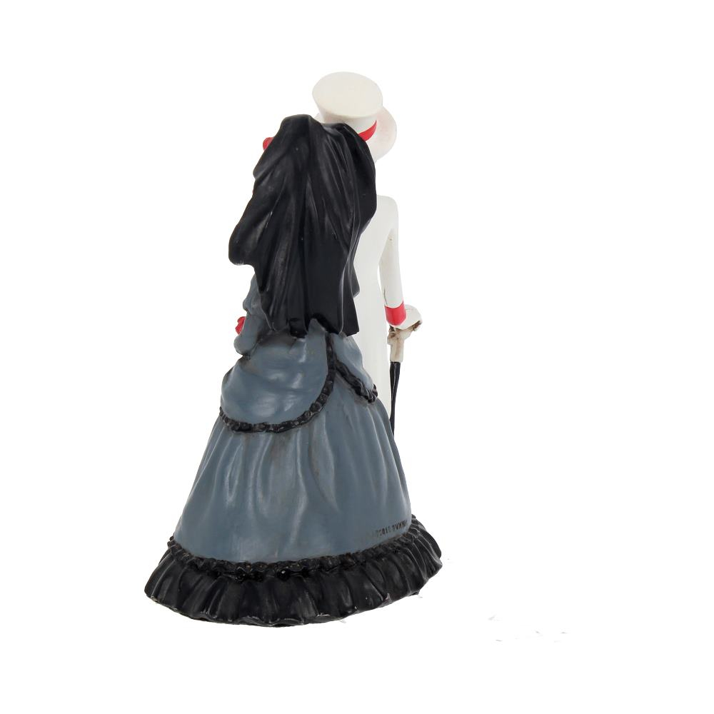 Figurina Nunta Gotica cu Mire si Mireasa Schelet [4]