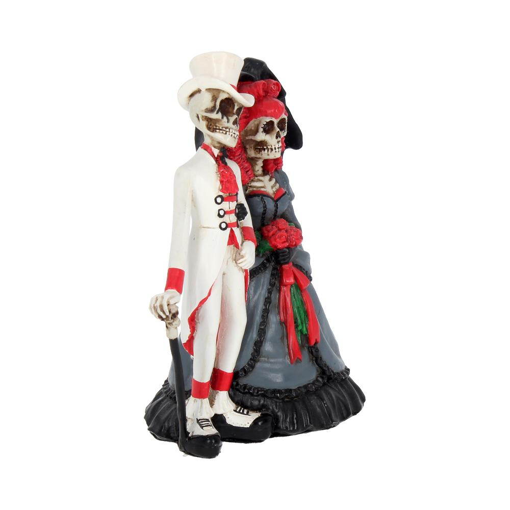 Figurina Nunta Gotica cu Mire si Mireasa Schelet [7]
