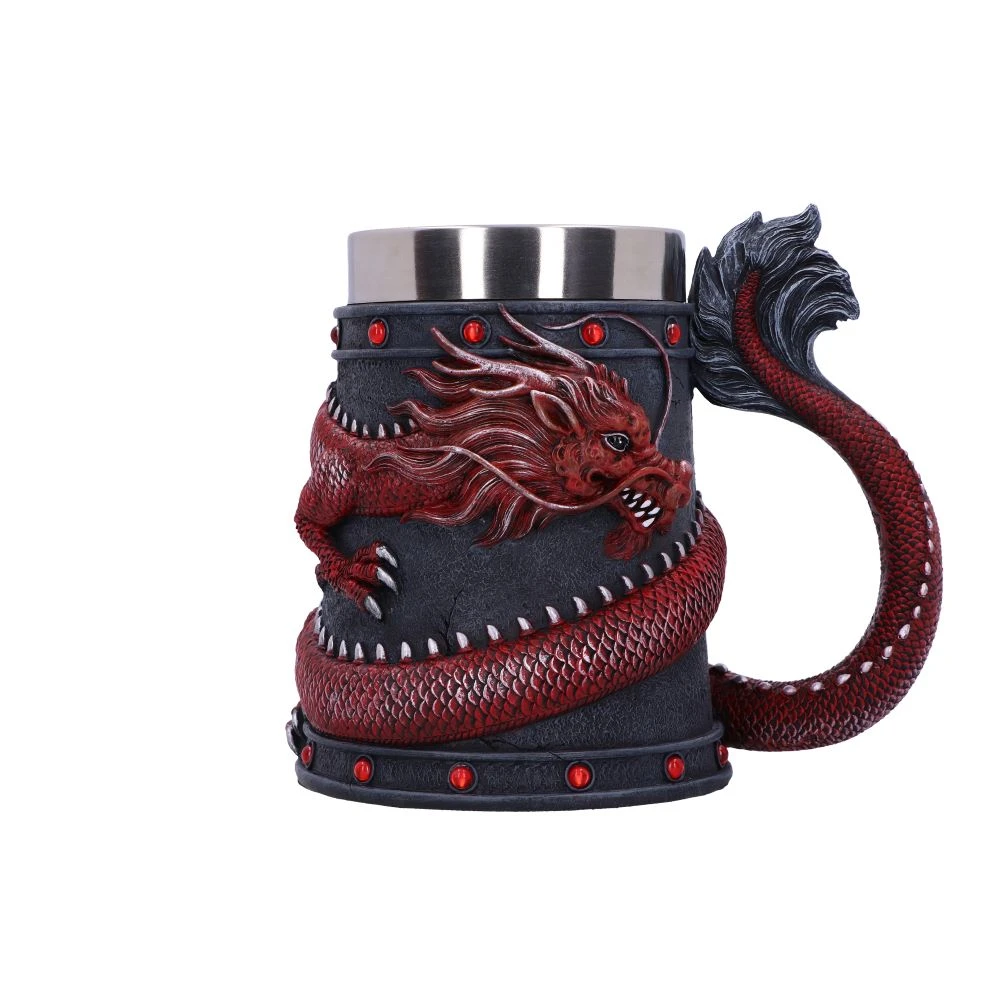 Halbă Dragon Coil Roșu [2]
