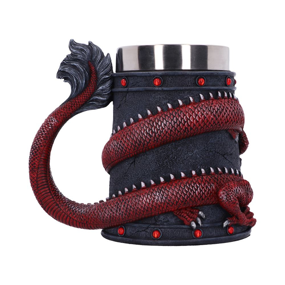 Halbă Dragon Coil Roșu [8]