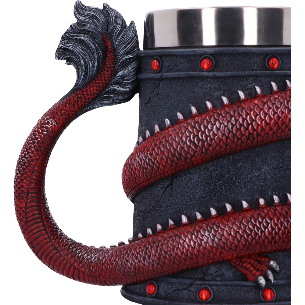Halbă Dragon Coil Roșu [4]