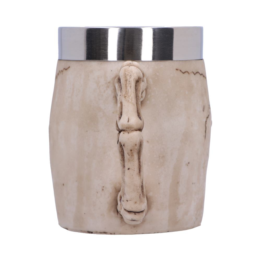 Halba Grinning Skull – Pahar gotic cu insert din otel inoxidabil [5]