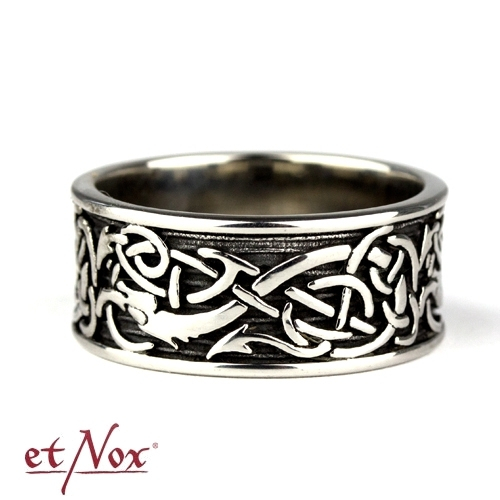 Inel etNox „Celtic Design” – bijuterie gotică din oțel inoxidabil [1]
