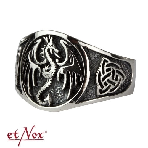 Inel etNox „Dragon” – Design celtic cu dragon [1]