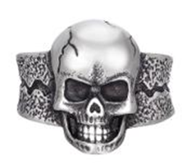 Inel etNox "Skull" din oțel inoxidabil [4]