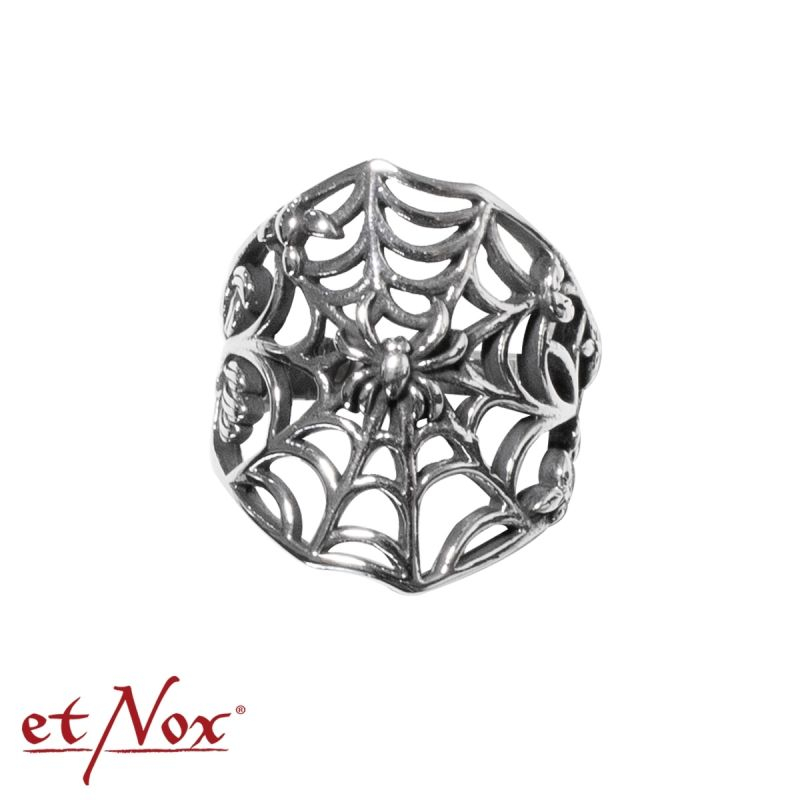 Inel etNox „Spider Web” – Design pânză de păianjen din oțel inoxidabil [4]