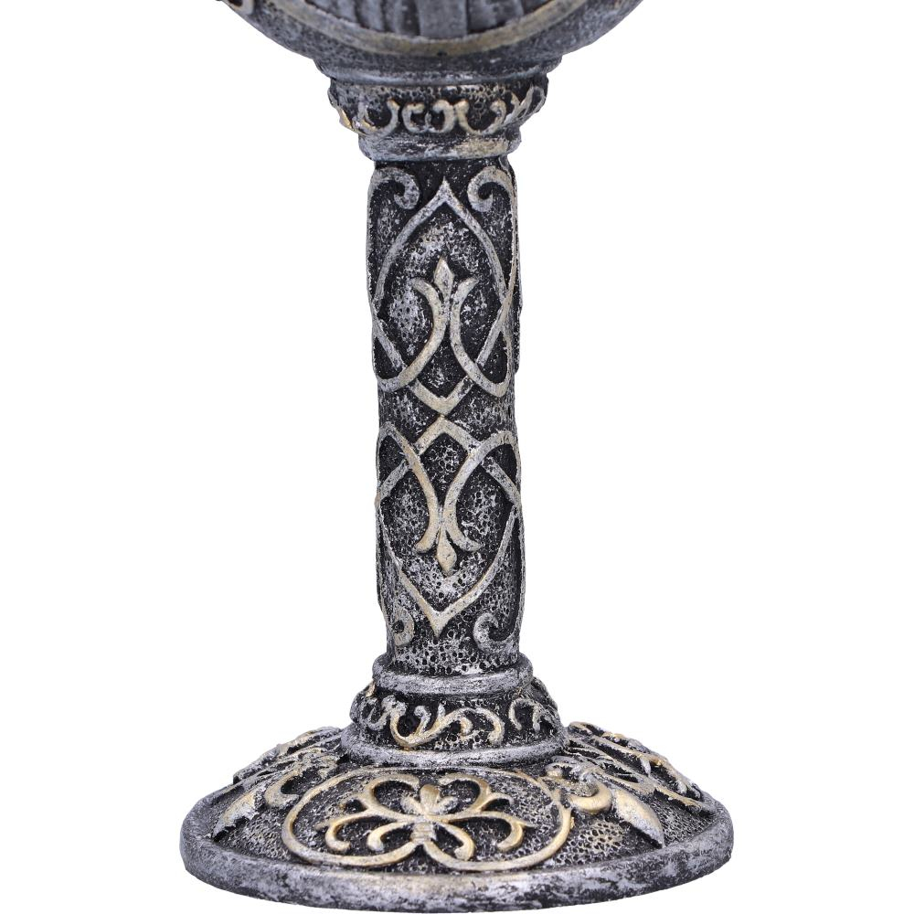 Pocal 'Armoured Medieval Knight Soldier' de 19 cm – Design cu cavaler medieval și detalii aurii [8]