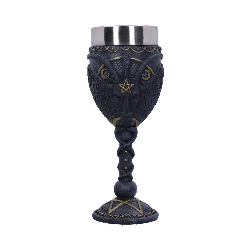 Pocal Baphomet – Pahar gotic cu insert din oțel inoxidabil [5]
