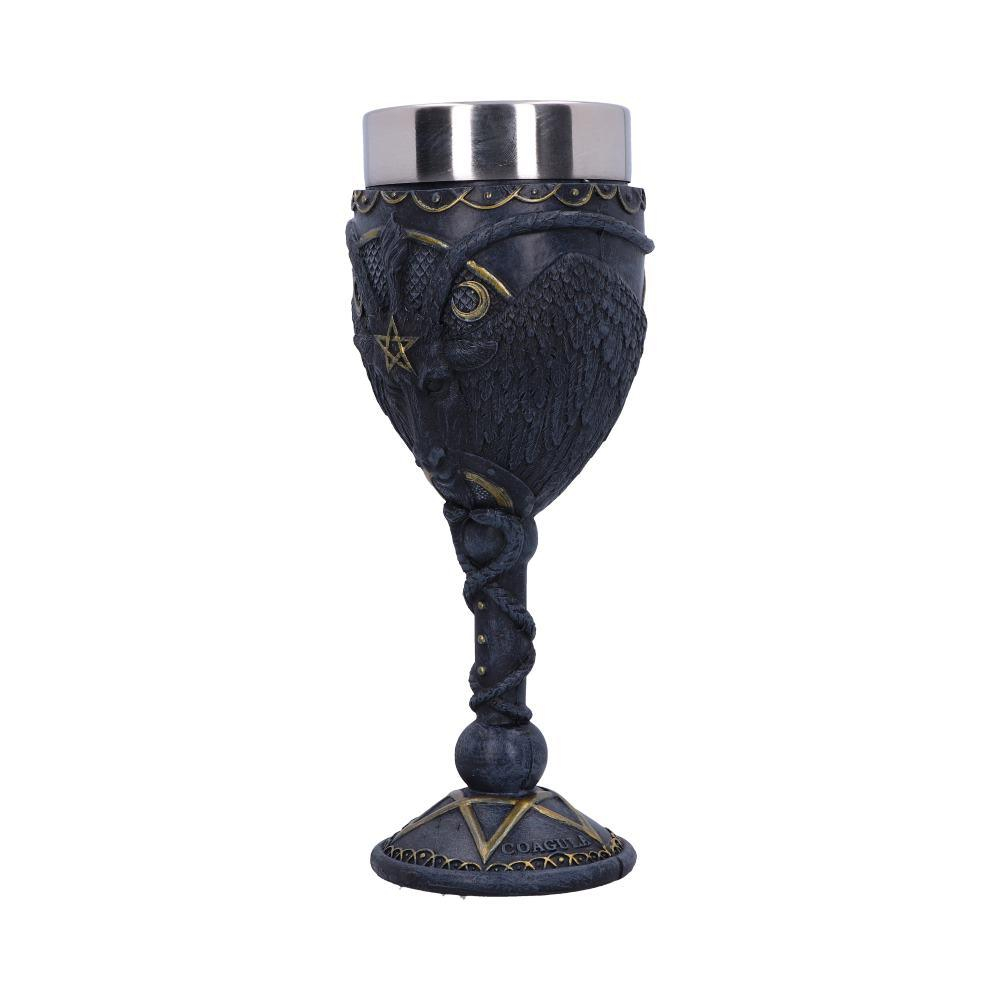 Pocal Baphomet – Pahar gotic cu insert din oțel inoxidabil [4]